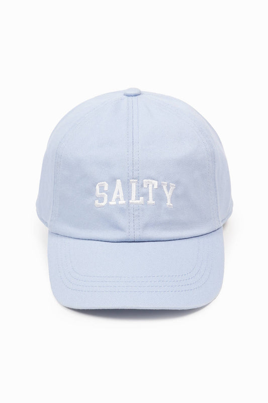 Salty Stone Washed Baseball Cap Light blue
