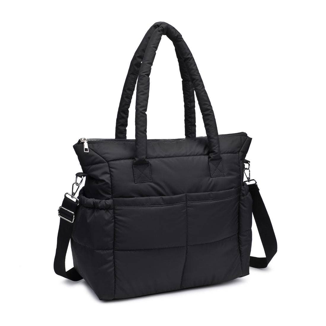 Jetsetter Multi Compartment Travel Tote: Black