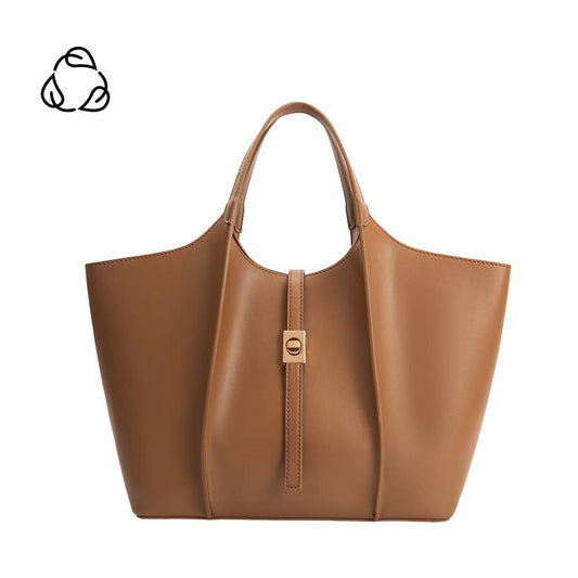 Malia Mocha Recycled Vegan Tote Bag