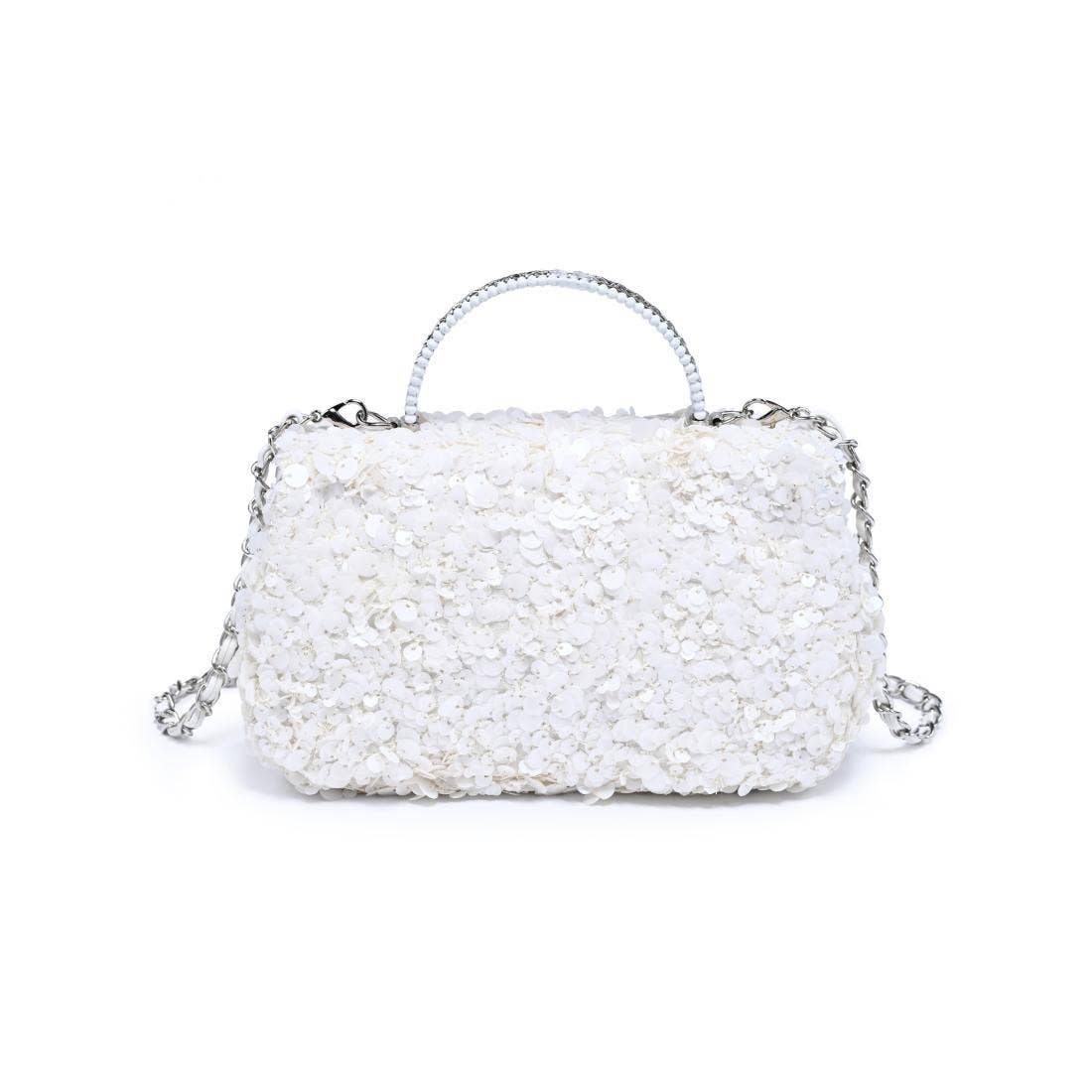 Ella Evening Bag: Ivory