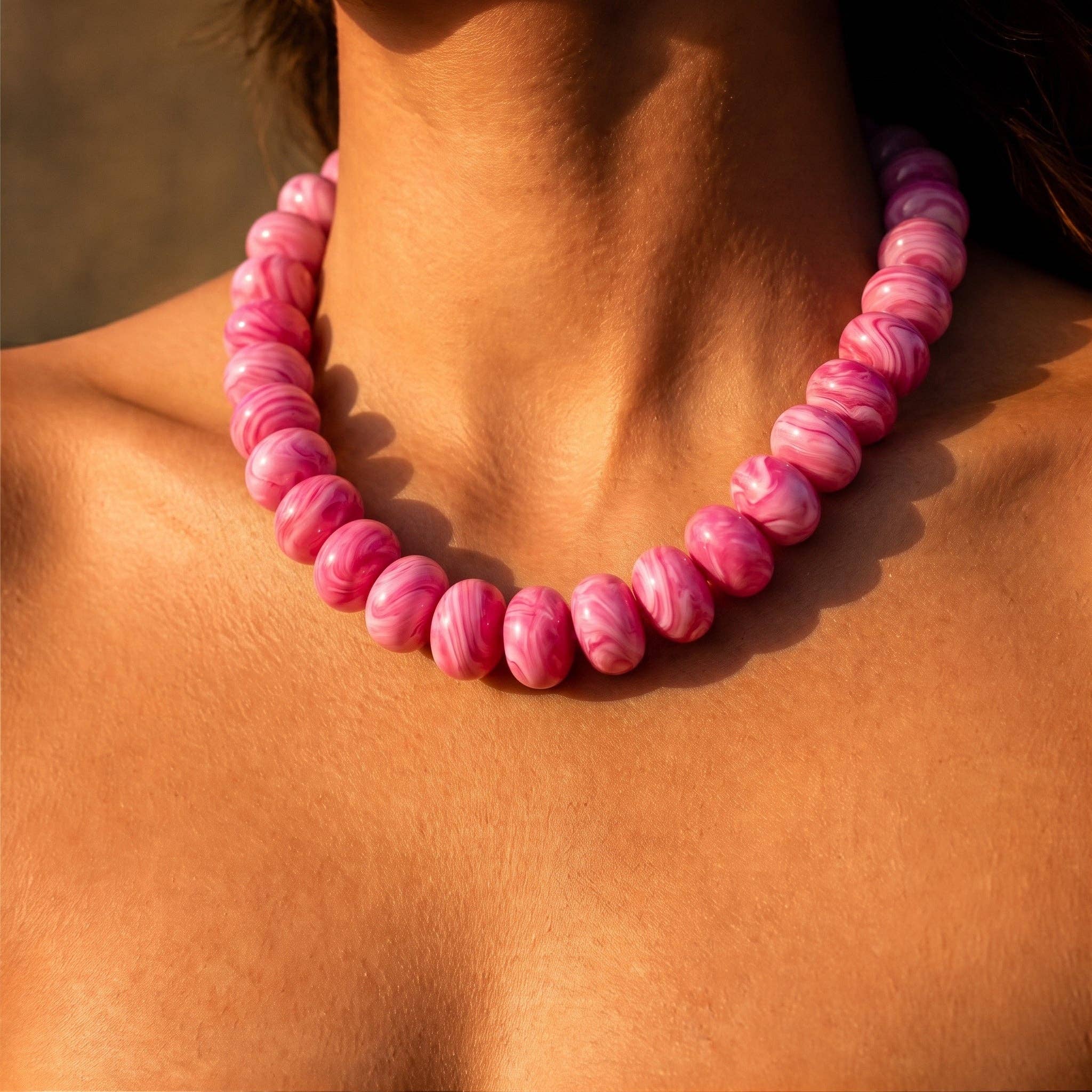 Highland Bauble Necklace: Navy