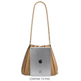 Load image into Gallery viewer, Carrie Black Pleated Vegan Shoulder Bag
