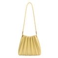Load image into Gallery viewer, Carrie Key Lime Pleated Vegan Shoulder Bag
