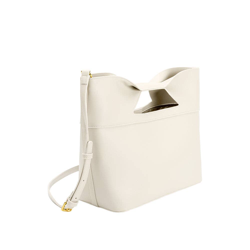 Jillian Ivory Recycled Vegan Tote Bag