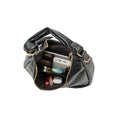 Load image into Gallery viewer, Lilie Black Recycled Vegan Shoulder Bag
