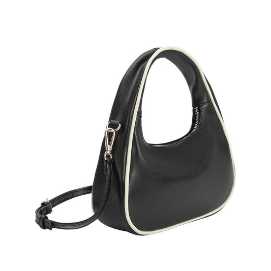 Sarita Black Recycled Vegan Top Handle Bag