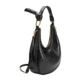 Load image into Gallery viewer, Lilie Black Recycled Vegan Shoulder Bag
