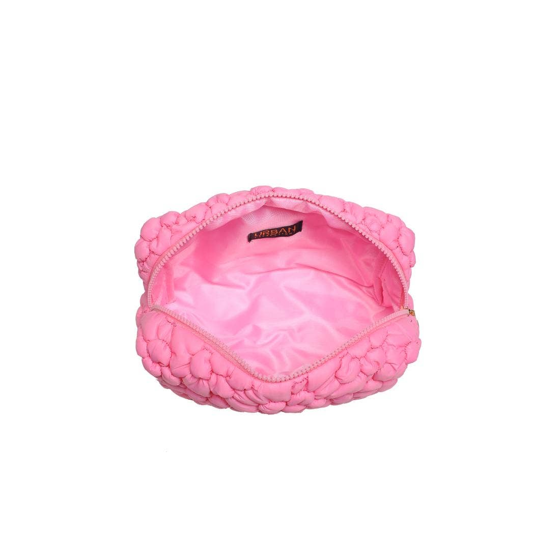 Flora Pop Nylon Cosmetic Pouch: Pink