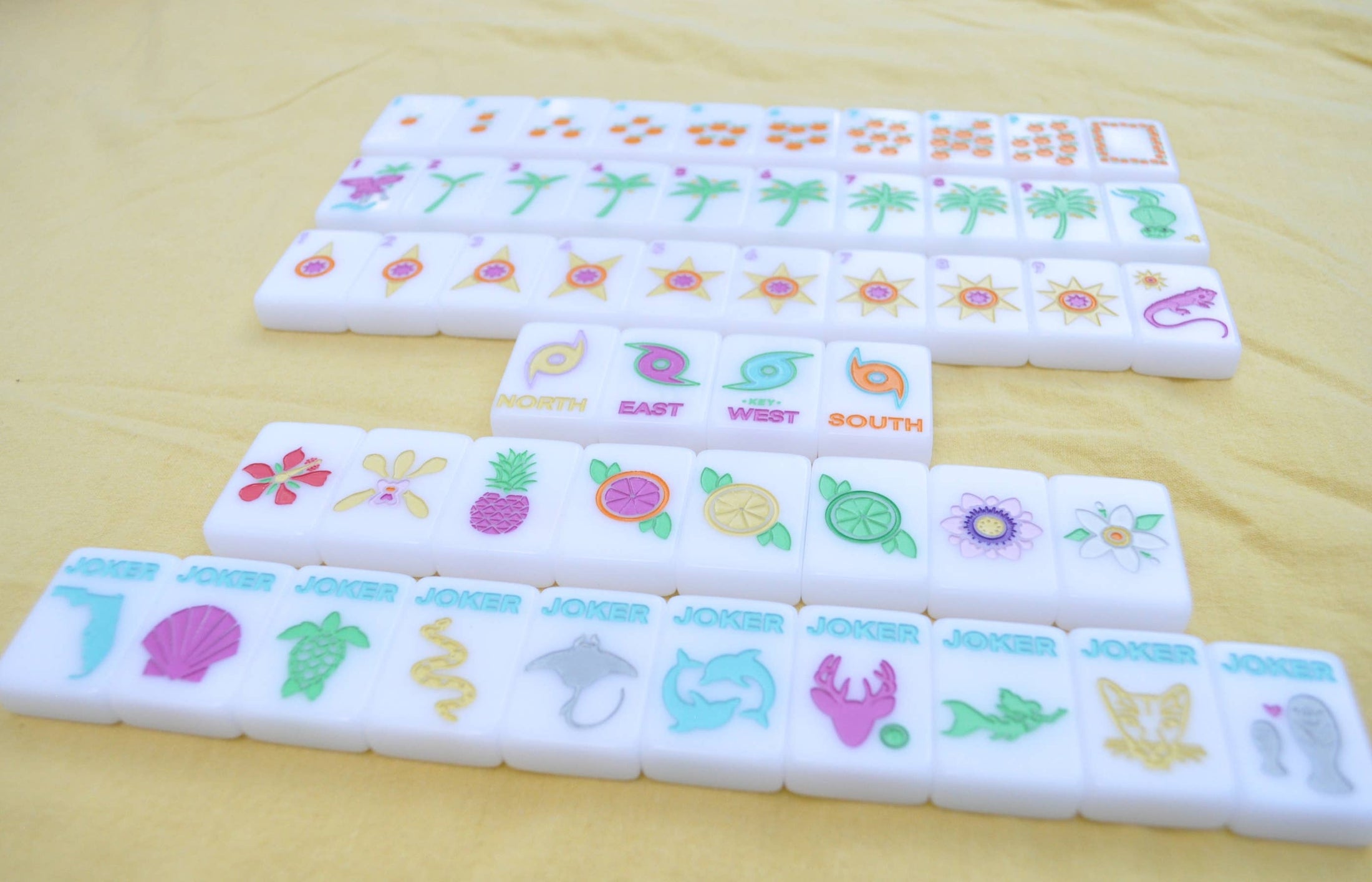 "Sunshine Tiles" FL Inspired Mahjong Set