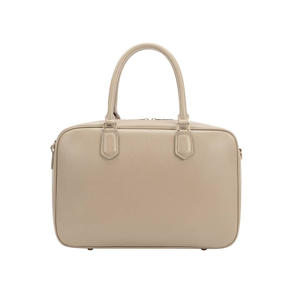 Natasha Mushroom Large Recycled Top Handle Bag