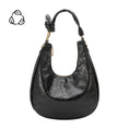 Load image into Gallery viewer, Lilie Black Recycled Vegan Shoulder Bag
