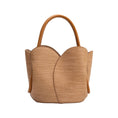 Load image into Gallery viewer, Tulip Raffia Embossed Recycled Top Handle
