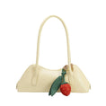 Load image into Gallery viewer, Strawberry Red Recycled Vegan Bag Charm
