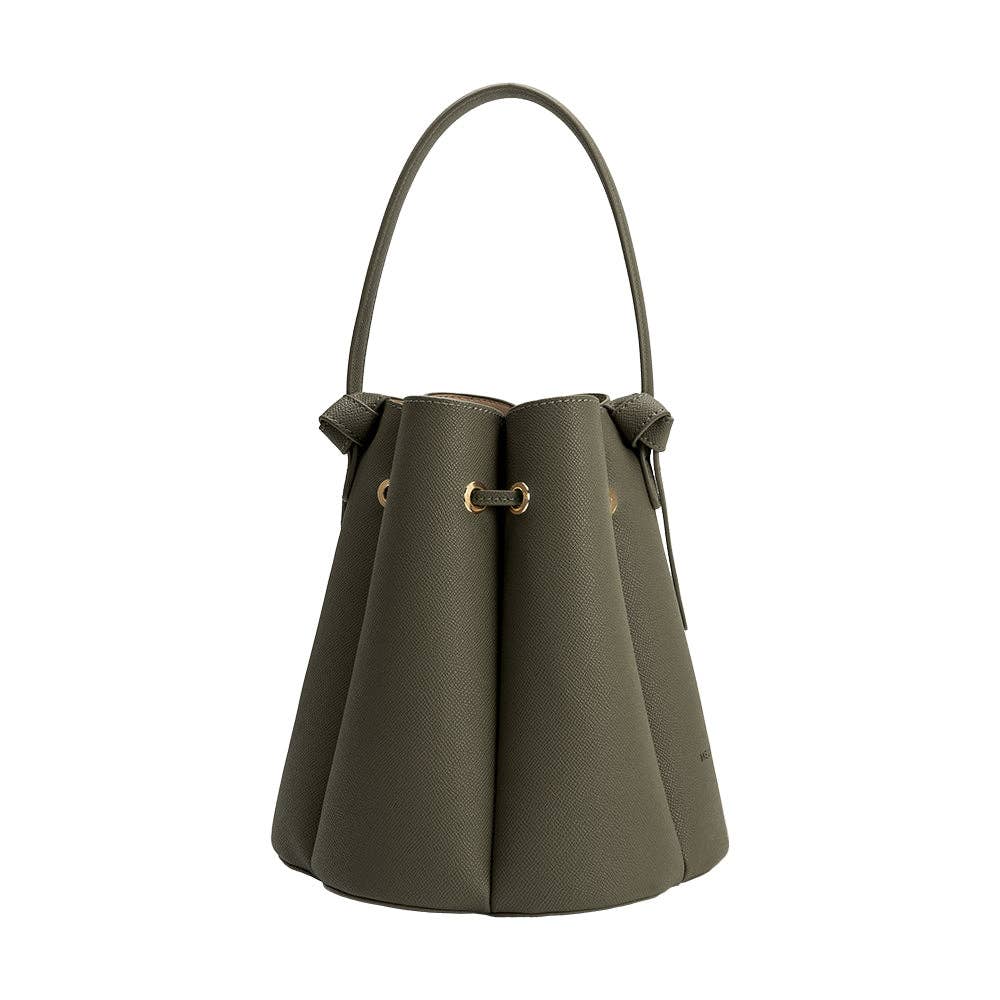 Laguna Olive Recycled Vegan Lthr Top Handle