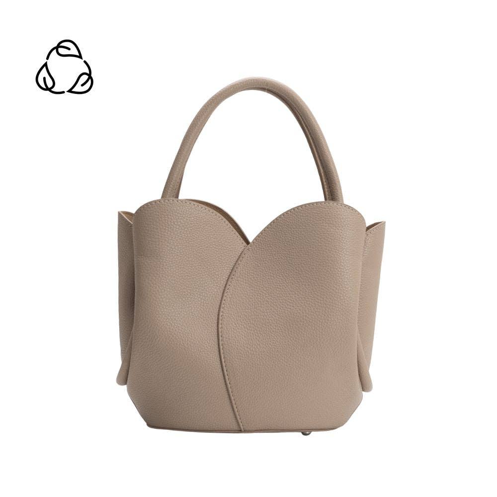 Tulip Mushroom Recycled Vegan Lthr Top Handle