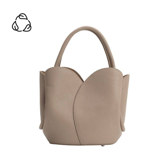 Tulip Mushroom Recycled Vegan Lthr Top Handle