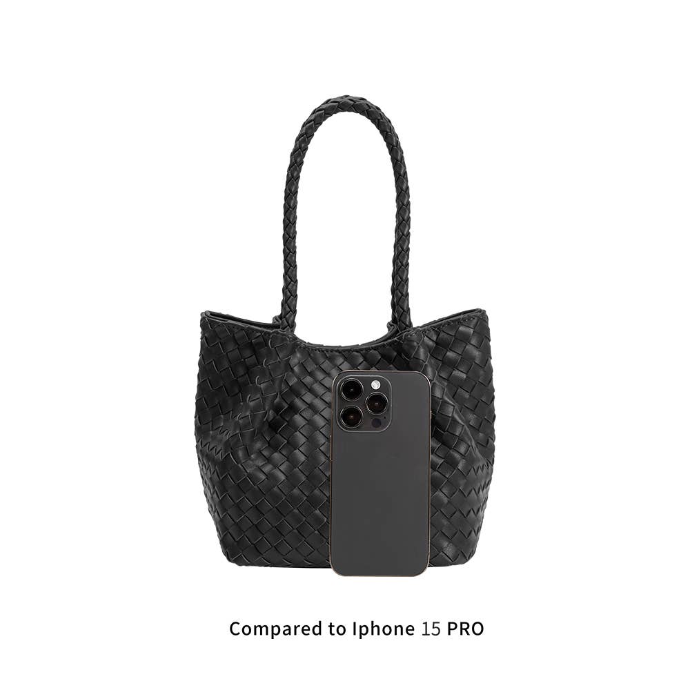 Anahi Olive Recycled Vegan Top Handle Bag
