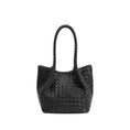 Load image into Gallery viewer, Anahi Black Recycled Vegan Top Handle Bag
