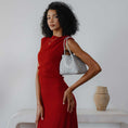 Load image into Gallery viewer, Anahi Black Recycled Vegan Top Handle Bag
