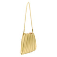 Load image into Gallery viewer, Carrie Key Lime Pleated Vegan Shoulder Bag
