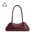 Load image into Gallery viewer, Dakota Burgundy Recycled Vegan Shoulder Bag
