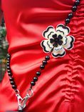 Load image into Gallery viewer, Hand-painted Dianthus Crossbody Phone Chain
