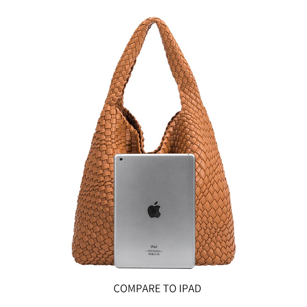 Johanna Yellow Recycled Vegan Leather Shoulder Bag