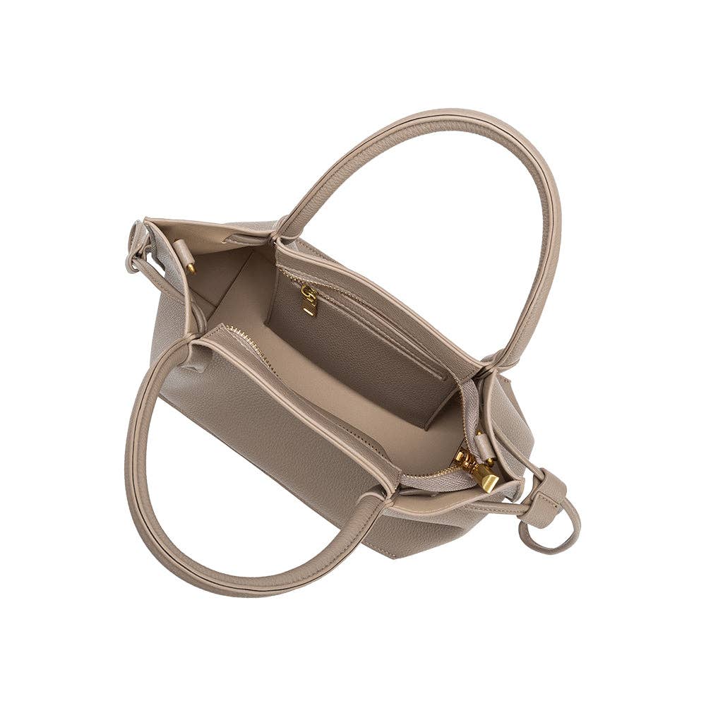 Tyler Taupe Recycl Vegan Crossbody Bag