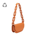Load image into Gallery viewer, Inez Orange Recycled Vegan Shoulder Bag
