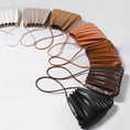 Load image into Gallery viewer, Carrie Ivory Pleated Vegan Shoulder Bag
