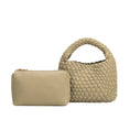 Load image into Gallery viewer, Sylvie Recycled Vegan Moss Top Handle Bag
