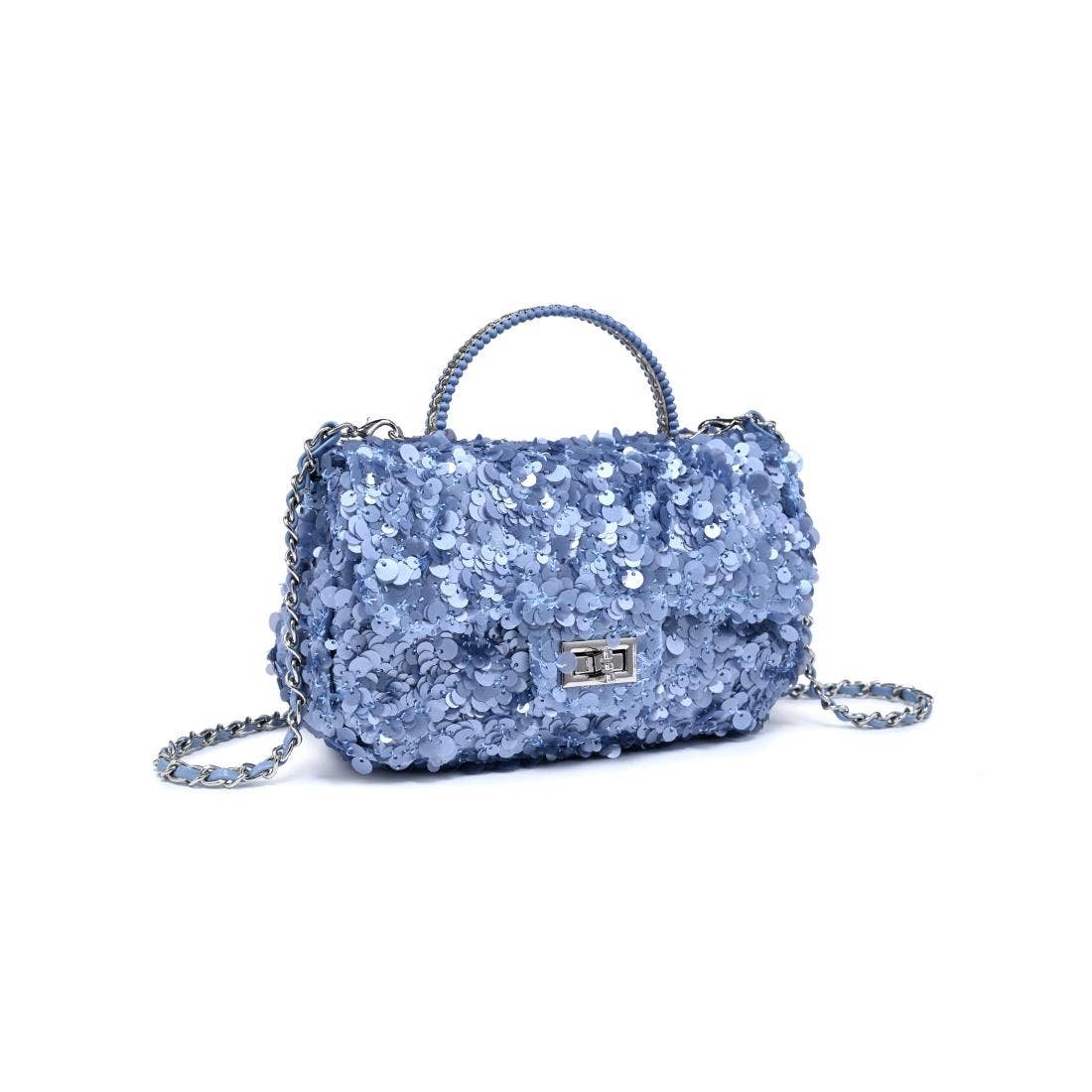Ella Evening Bag: Periwinkle