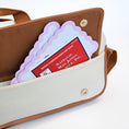 Load image into Gallery viewer, Magical Bottomless Mahjong Bag- Canvas & Leather
