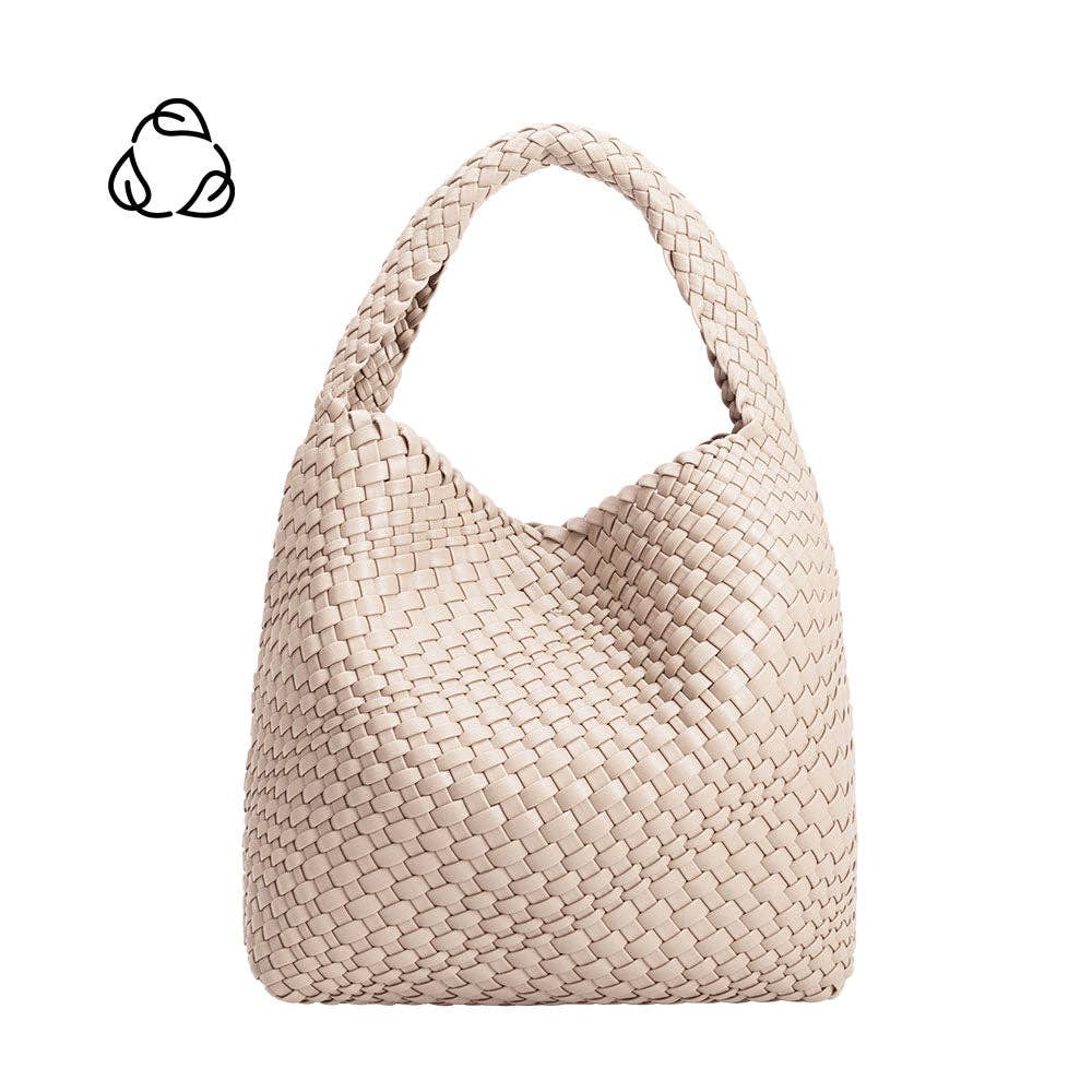 Johanna Ivory Large Vegan Shoulder Bag