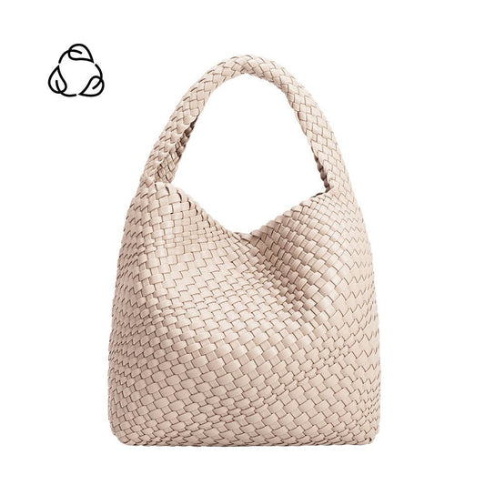 Johanna Ivory Large Vegan Shoulder Bag