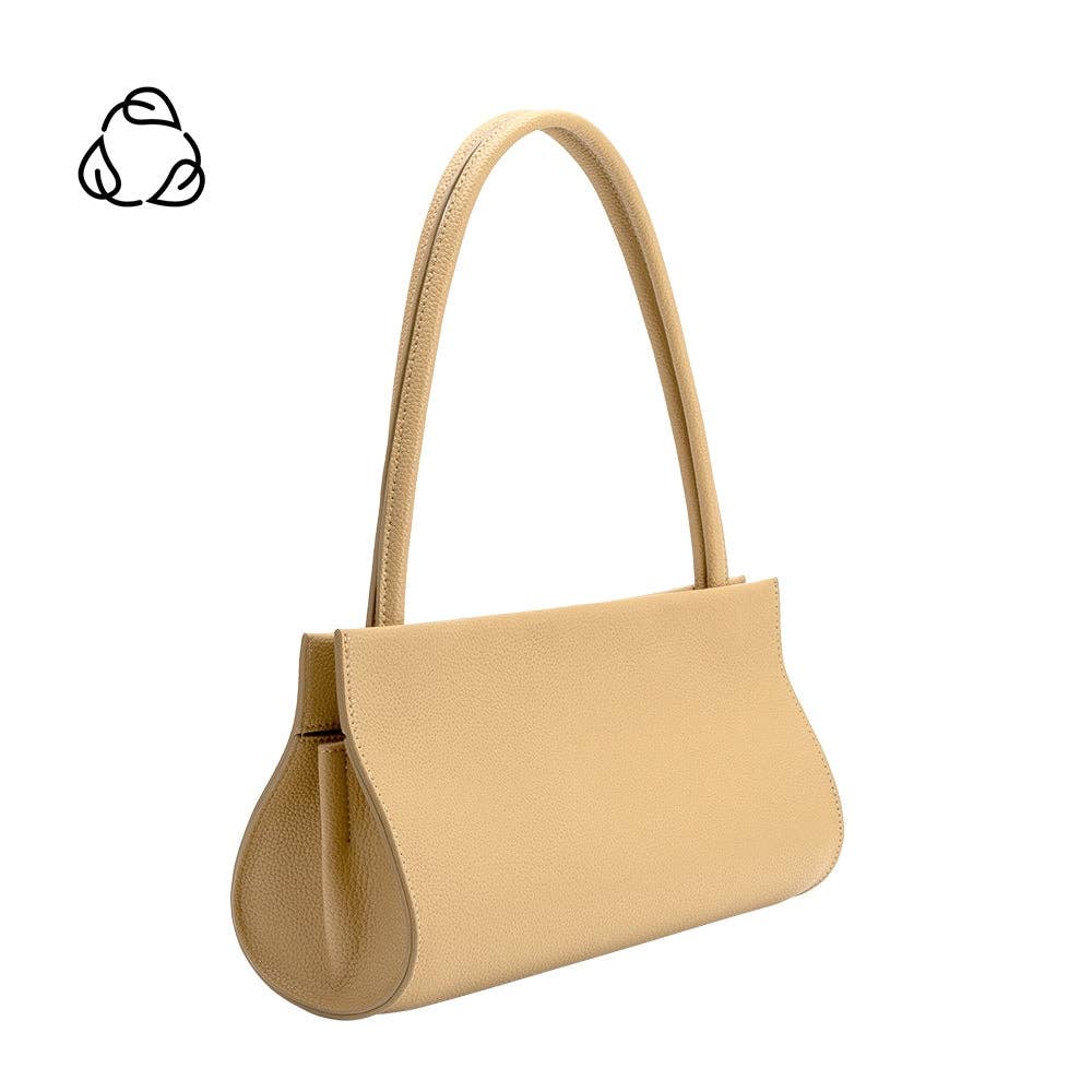 Ryleigh Yellow Recycled Vegan Leather Shoulder Bag