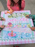 Load image into Gallery viewer, Rebecca Illustrated Pool Pawty Mahjong Mat
