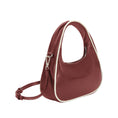 Load image into Gallery viewer, Sarita Burgundy Recycled Vegan Top Handle Bag
