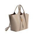 Load image into Gallery viewer, Malia Taupe Recycled Vegan Tote Bag
