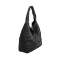 Load image into Gallery viewer, Johanna Black Recycled Vegan Shoulder Bag
