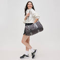 Load image into Gallery viewer, Ty Quilted Puffer Nylon Duffel: Carbon
