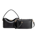Load image into Gallery viewer, Lana Black Recycled Vegan Leather Xbody Bag
