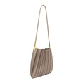 Load image into Gallery viewer, Carrie Mushroom Pleated Vegan Shoulder Bag
