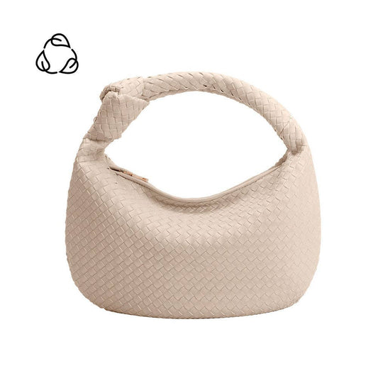 Brigitte Bone Recycled Vegan Shoulder Bag