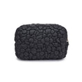 Load image into Gallery viewer, Flora Pop Nylon Cosmetic & Travel Organizer Pouch: Cream
