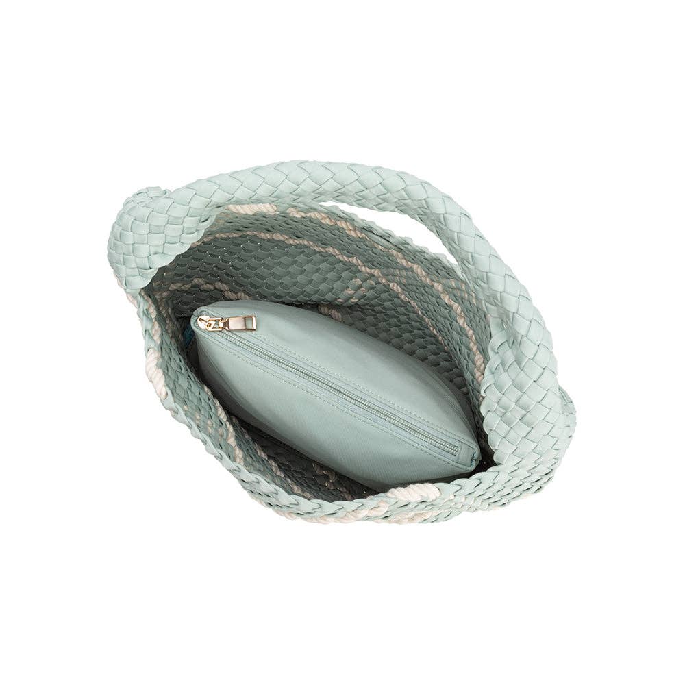 Johanna Seafoam Nylon Shoulder Bag